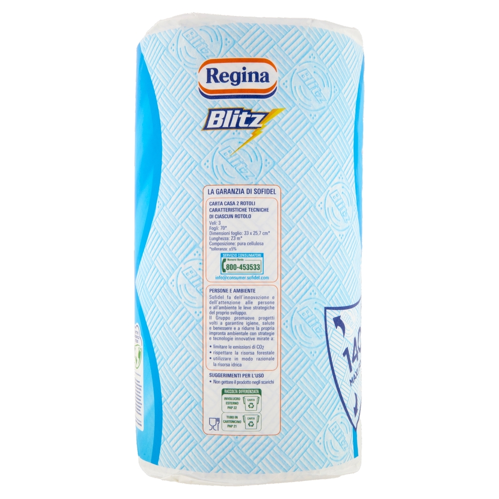 Regina Blitz carta casa 2 rotoli